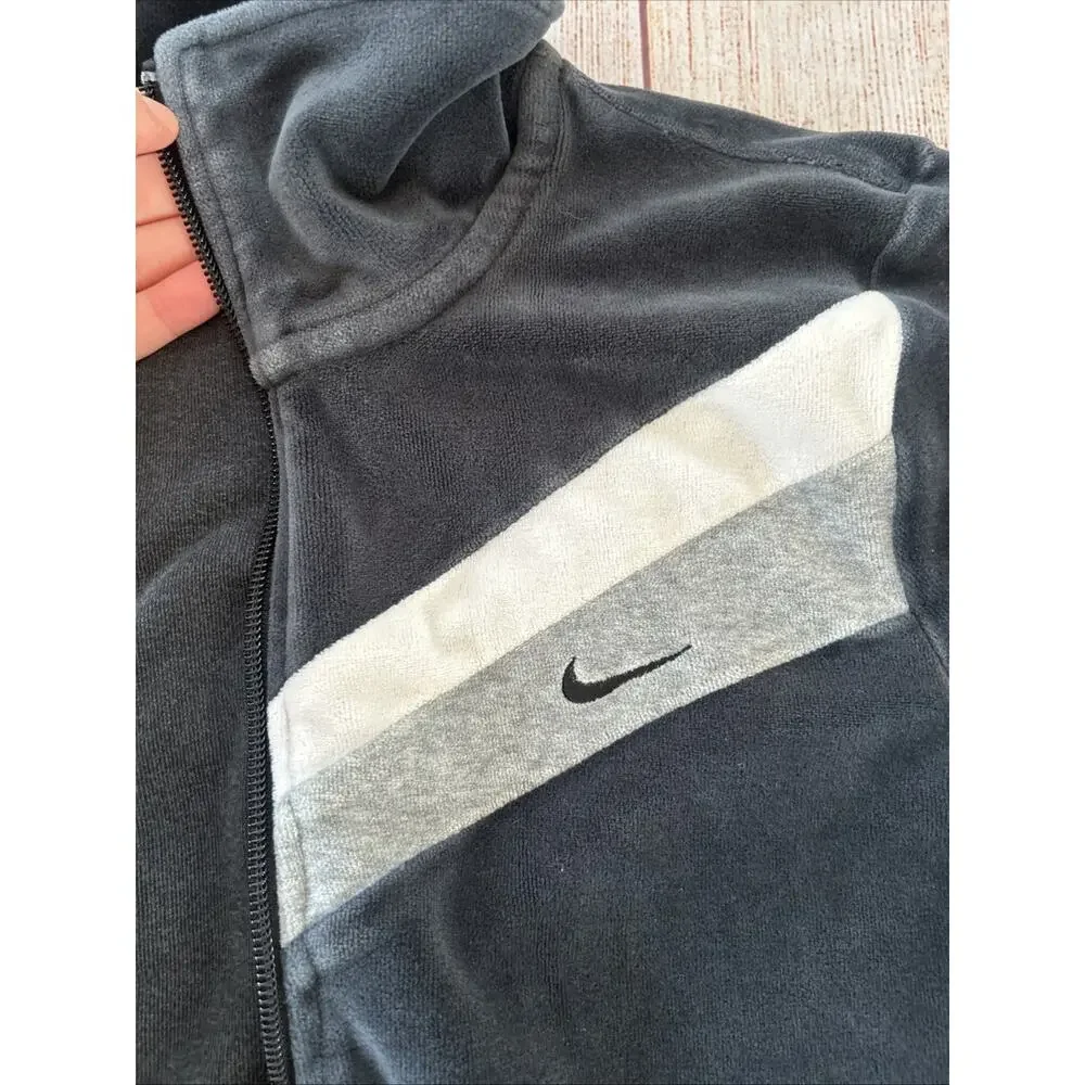 Nike The Athletic Dept. Youth Large Dark Navy Blue Valor Full Zip Sweater